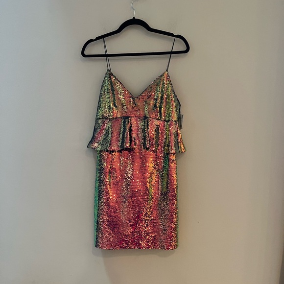 Zara Basic woman’s sequin mini dress - Picture 8 of 13